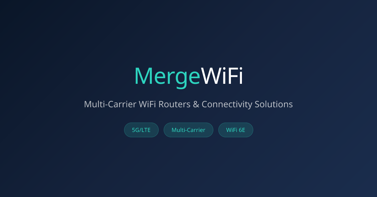 MergeWiFi — Internet That Moves